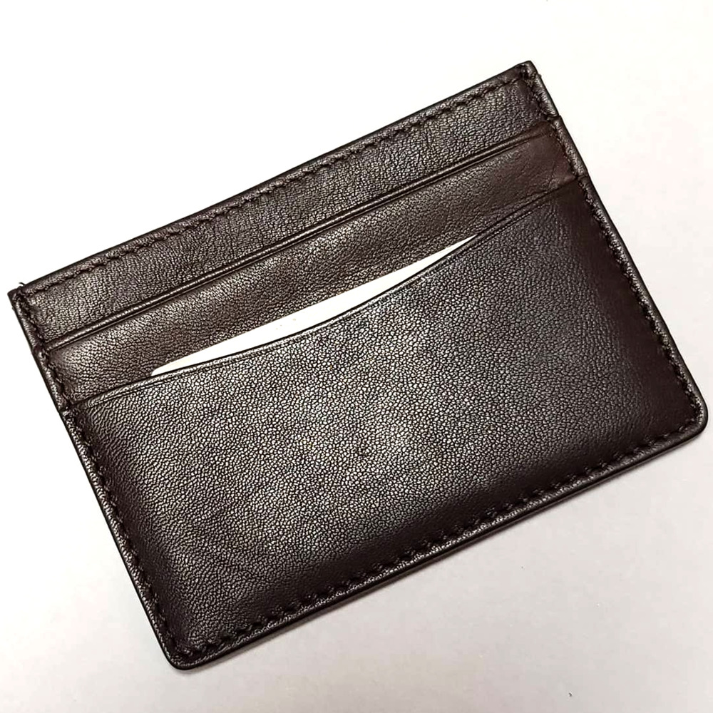 Nordstrom Leather Card Holder Wallet Brown